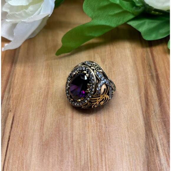 Handmade Jewelry - 925 Sterling Silver Turkish Vintage Ring Jewelry for Women,NEW,Antique,Handmade